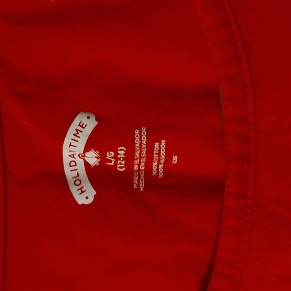 Holiday time long sleeve tee NWOT - Picture 3 of 4
